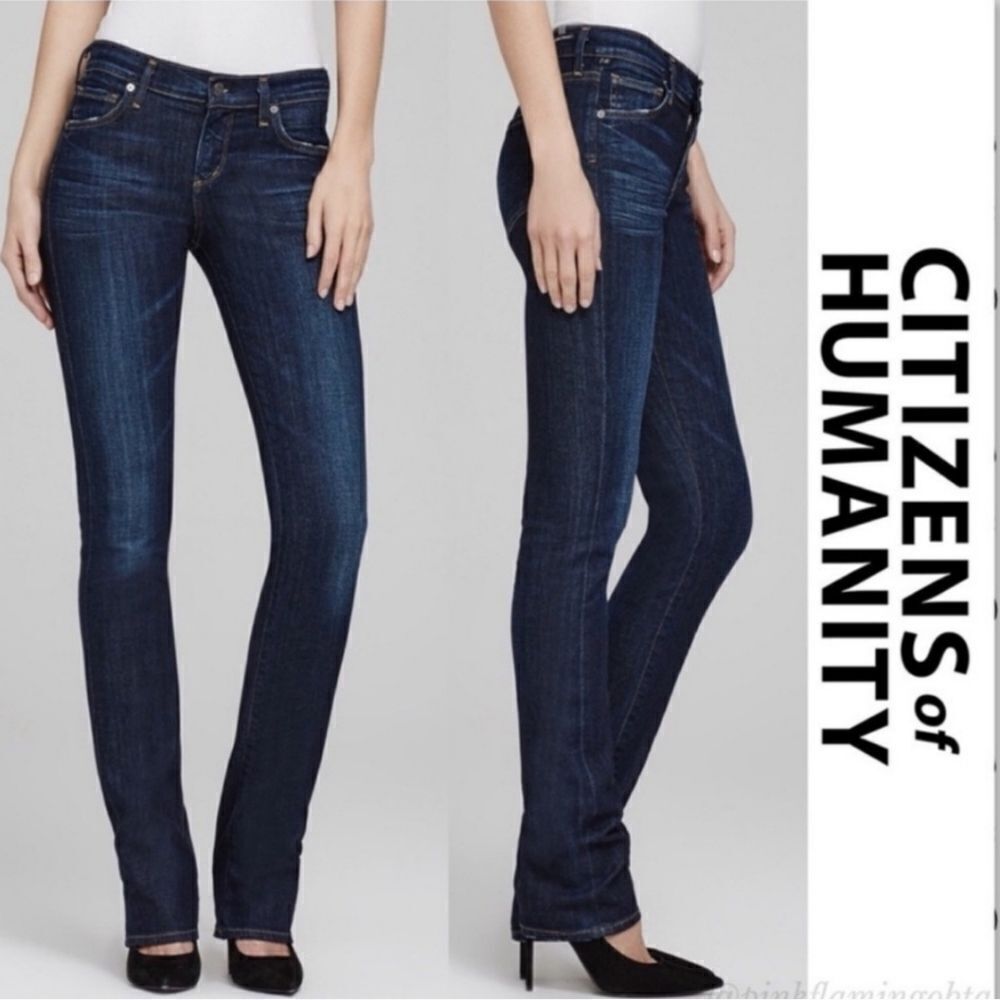 Citizens Of Humanity Elson Mid Rise Straight Leg Jeans Size 25 or 0